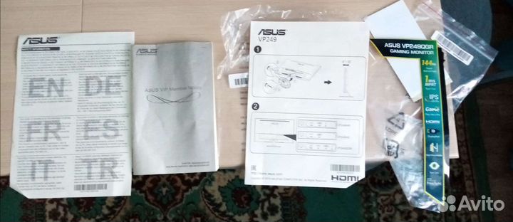 Монитор Asus vp249qgr 1920x1080