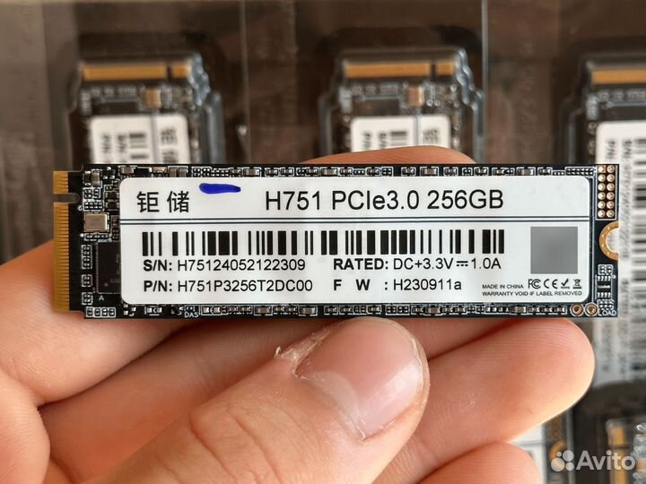 SSD Накопитель M2 PCle 3.0 x4 256гб