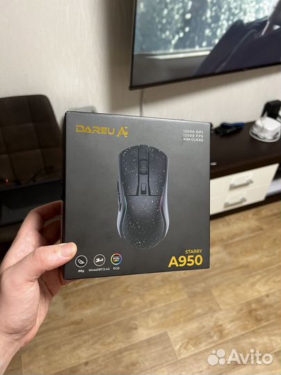 Беспроводная мышь Dareu a950 black Новая