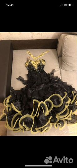 Платье для бальных танцев стандарт молодежь