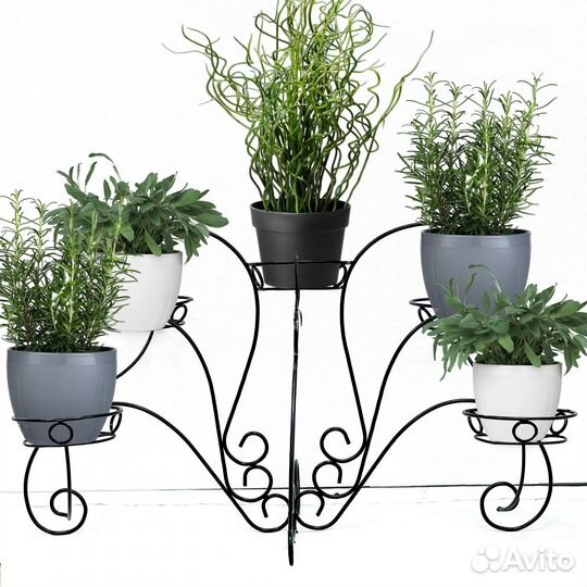 Кованая подставка для цветов 