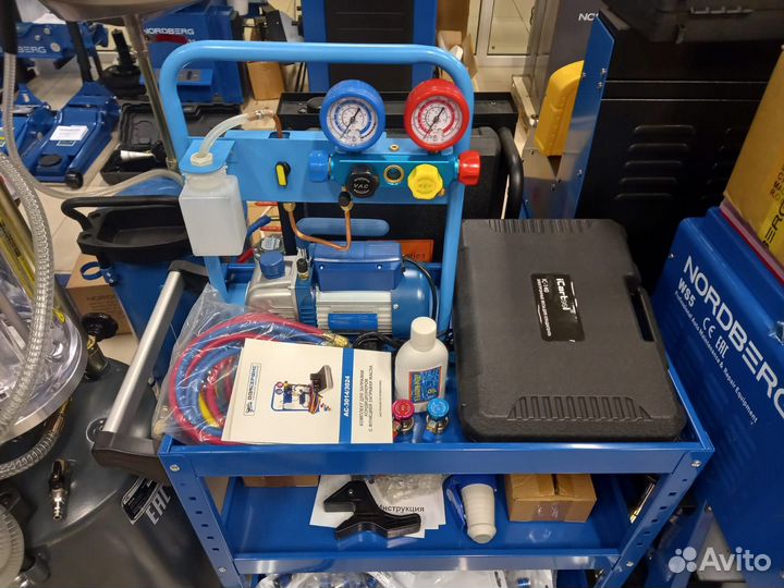 Комплект для заправки авто кондиционеров AC-2014