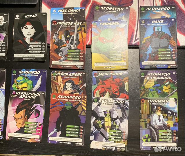 Карты черепашки ниндзя