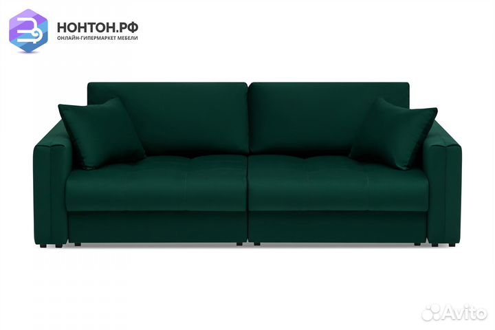 Диван тик-так Монарх изумрудный