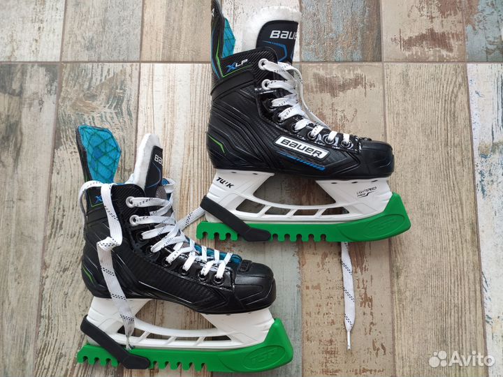 Хоккейные коньки bauer, 1 US (р. 32,5)