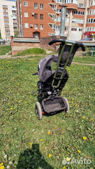 Трехколесный велосипед коляска