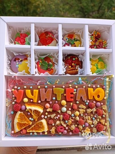 Зефирные букеты и шоколад ручной работы