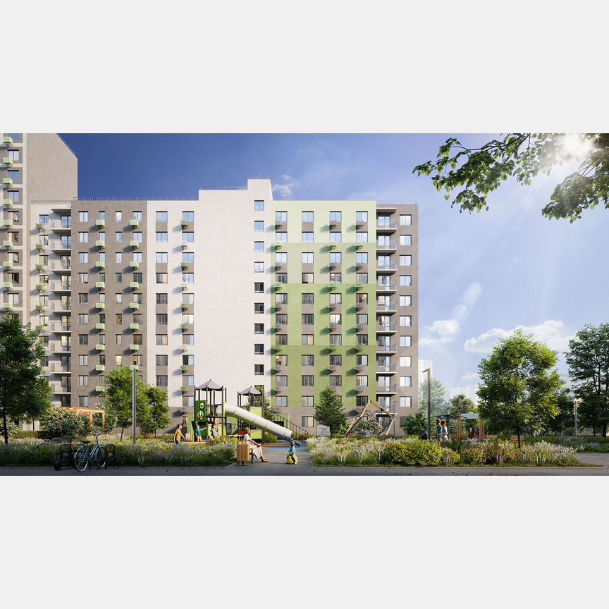 1-к. квартира, 31,8 м², 4/16 эт.