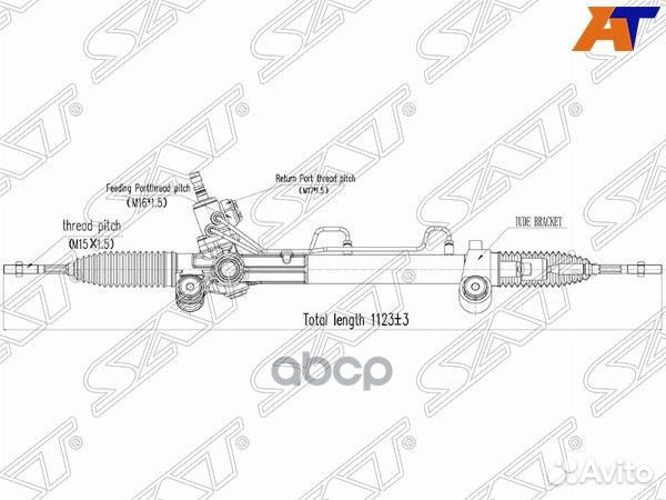 Рейка рулевая Toyota Camry ##V40 06-11 LHD ST-4