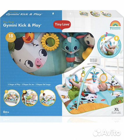 Развивающий коврик Tiny Love Ферма, большой