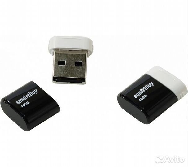 Флеш-накопитель Smartbuy Lara USB 2.0 16GB, черный