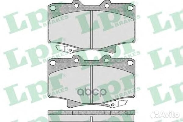 05P537 Колодки тормозные toyota land cruiser 87