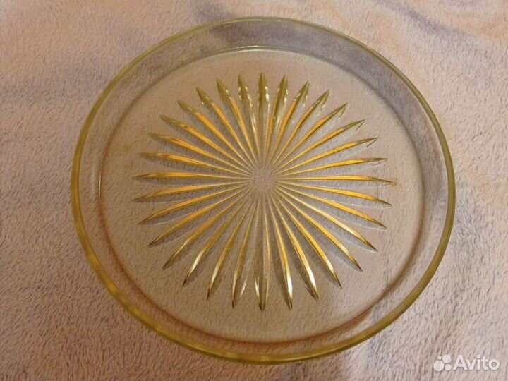 Поднос, подставка, гхз, з-д Гусь-Хрустальный