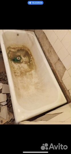 Рестоврация Ванн (разлевным акрилом )