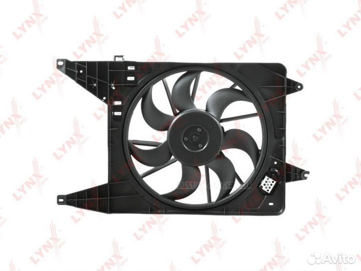 Lynxauto RF-1167 Вентилятор радиатора с кожухом