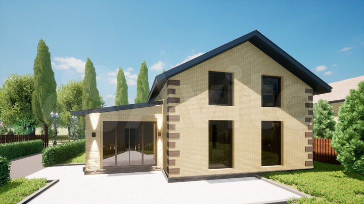 Дом 110 м² на участке 8 сот.