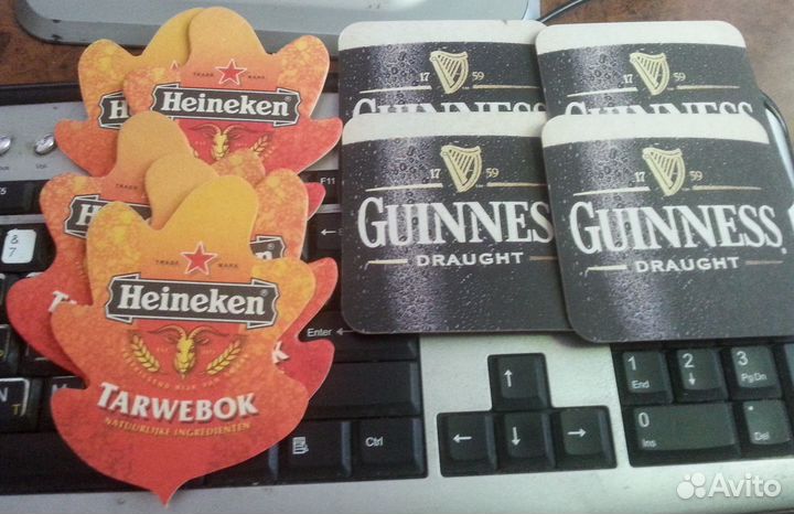 Бирдекели пивные Heineken (12 шт)