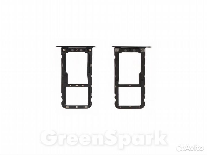 Держатель сим для Xiaomi Mi A1/Mi 5X черный