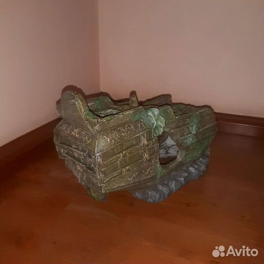 Декор в аквариум - корабль