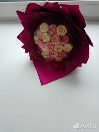 Шоколадные розы букет