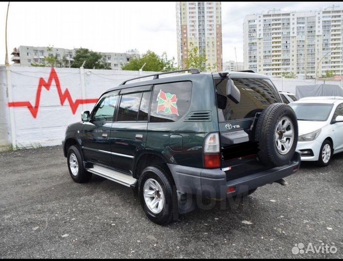 Toyota Land Cruiser Prado 3.0 AT, 2001, 381 000 км