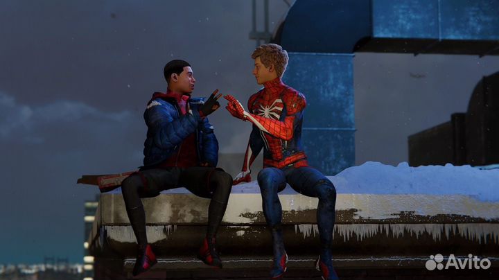 Spider Man Miles Morales PS4 диск