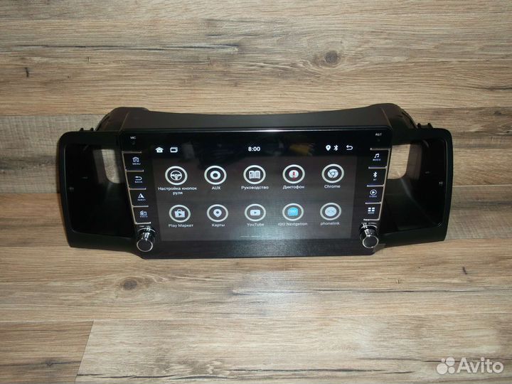 Магнитола Toyota Corolla Android с крутилками