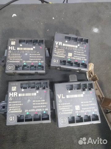 Блок комфорта двери Mercedes W212 E-class 2013 рес