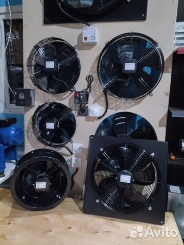 Вентилятор осевой промышленный