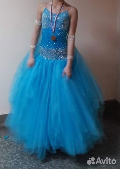 Платье для бальных танцев стандарт