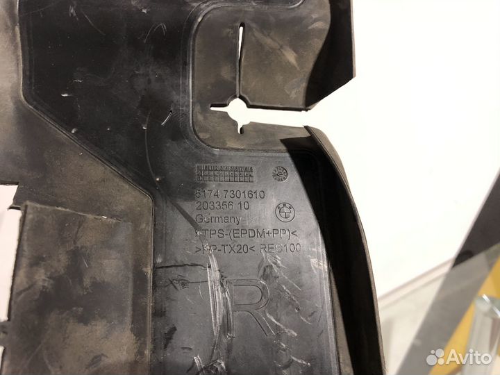 Воздуховод правый mini cooper