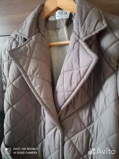 Стеганое пальто