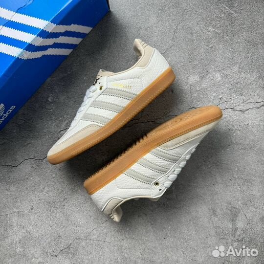 Adidas samba бежевые