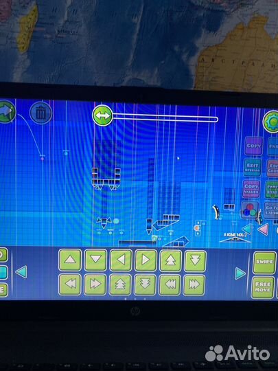 Лояут в игре geometry dash в стиле 1.0