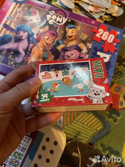 Детские игрушки, пазлы пакетом