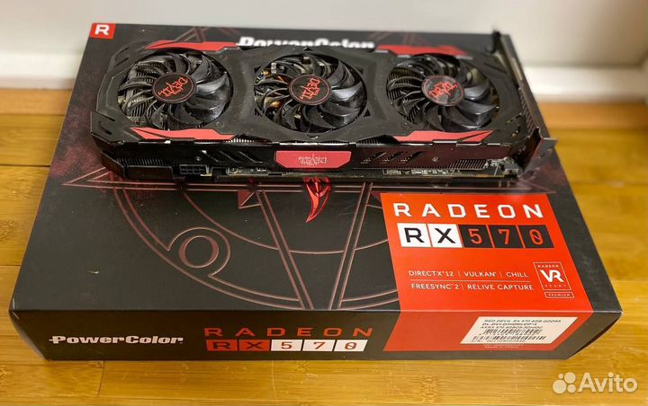 Rx 570 4gb powercolor red devil