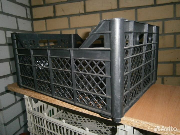 Пластиковые ящики для хранения урожая и прочего