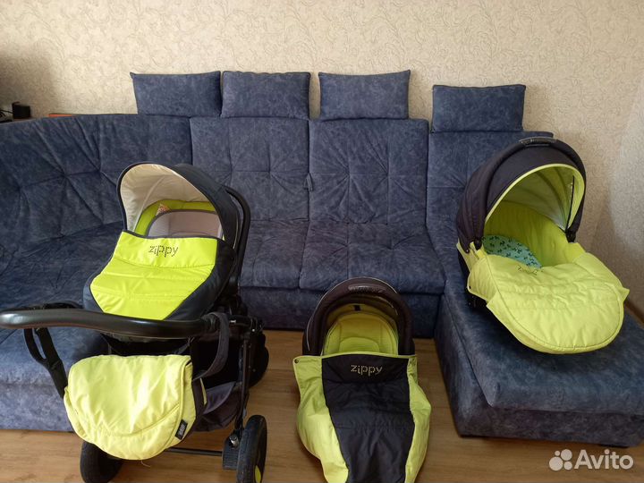 Коляска 3 в 1 tutis zippy