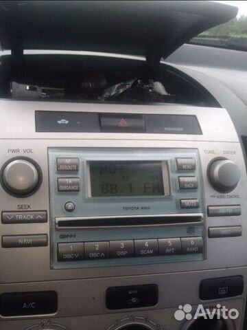 Штатная магнитола на Тойоту версо