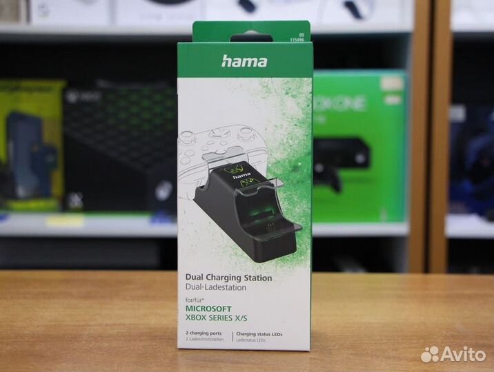 Зарядная станция +2 аккумулятора hama Xbox Series