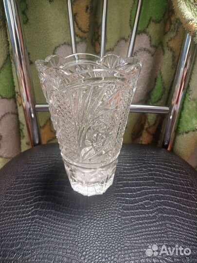 Ваза хрусталь