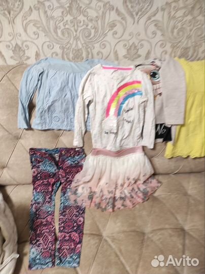 Вещи на девочку 110-116 пакетом