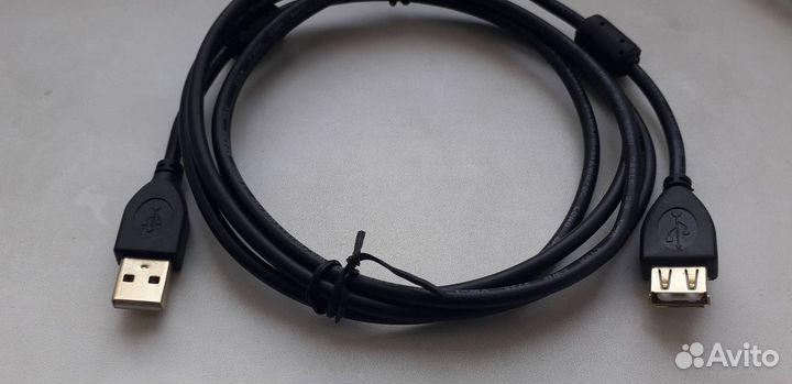 USB кабель удлинитель 1,8м экранированный