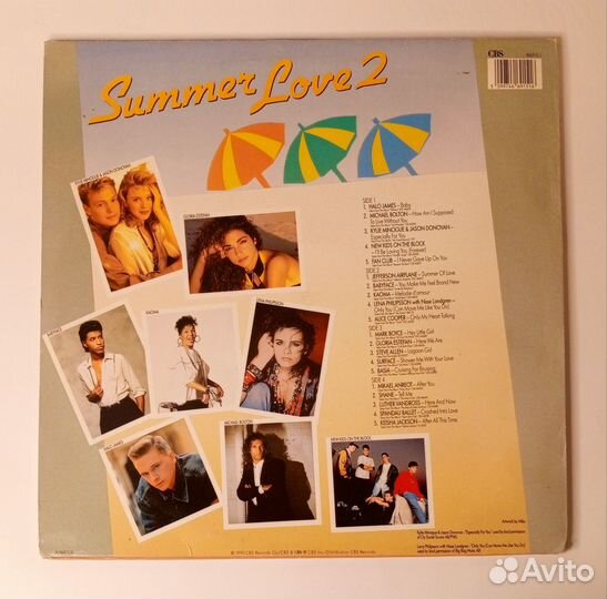 2LP сборник Summer Love 2 / Europe 1990