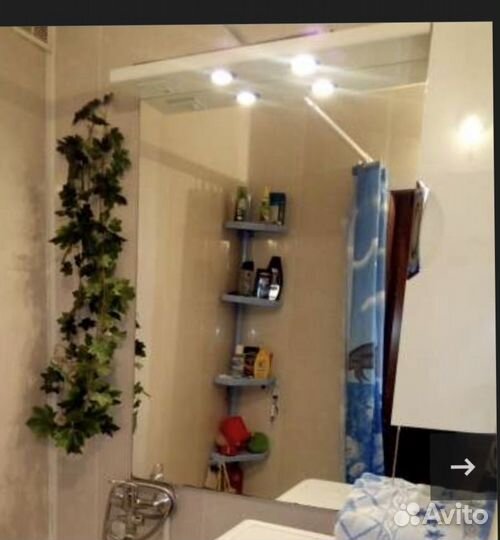 Шкаф с зеркалом в ванную 1002*169*1080