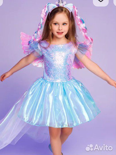 Платье единорожки