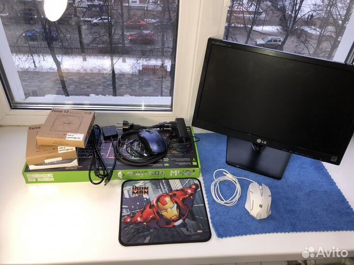 Продам комплектующие от пк, и монитор