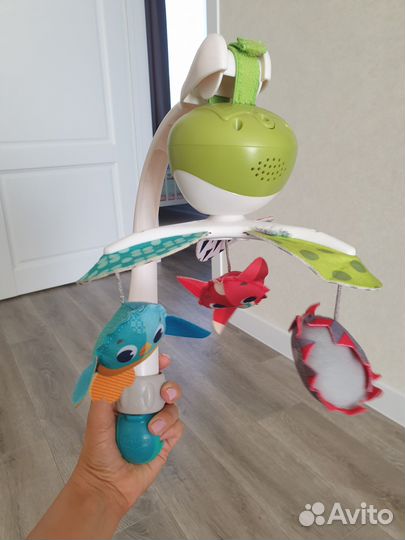 Мобиль, развивающий коврик, дуга с подвесами