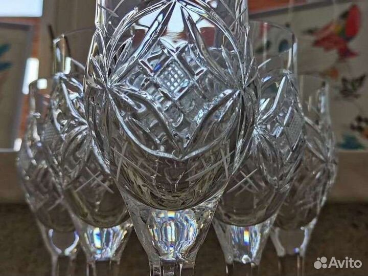 Хрустальные бокалы СССР
