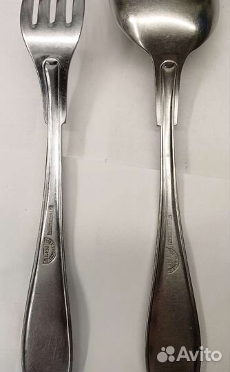 Коллекционная ложка и вилка СССР ркка нкчм